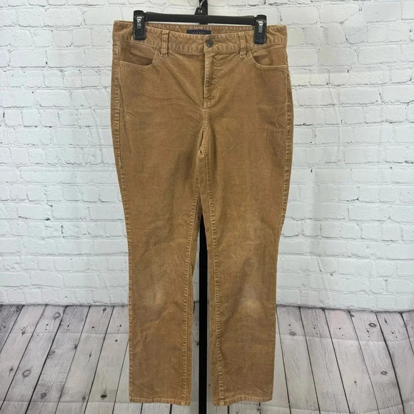 Talbots Tan Heritage Corduroy Pants Size 8P - Picture 1 of 5
